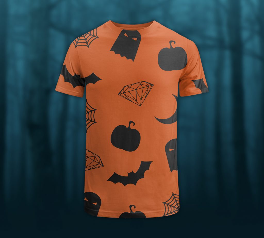 Halloween all over print merch